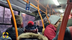 Pericol într-un troleibuz din Capitală: Credeam că o să cadă la cineva în cap